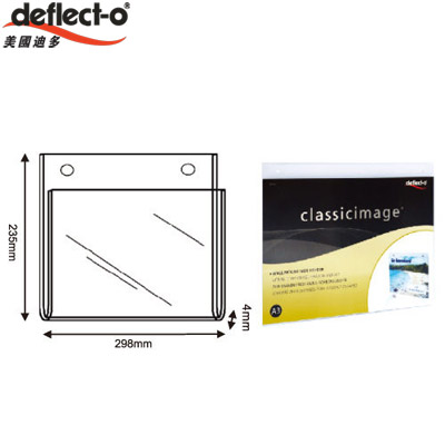 迪多deflect-o    46901  掛壁式標示架(橫式) -A4 / 個