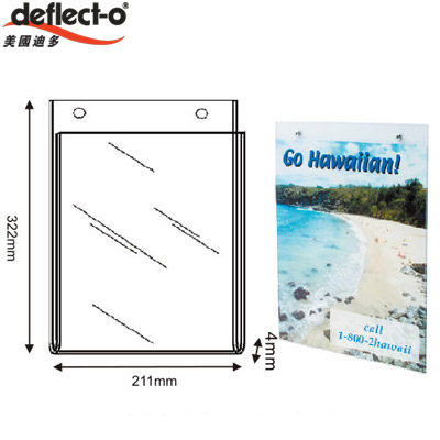 迪多deflect-o   47001  掛壁式標示架(直式) -A4 / 個