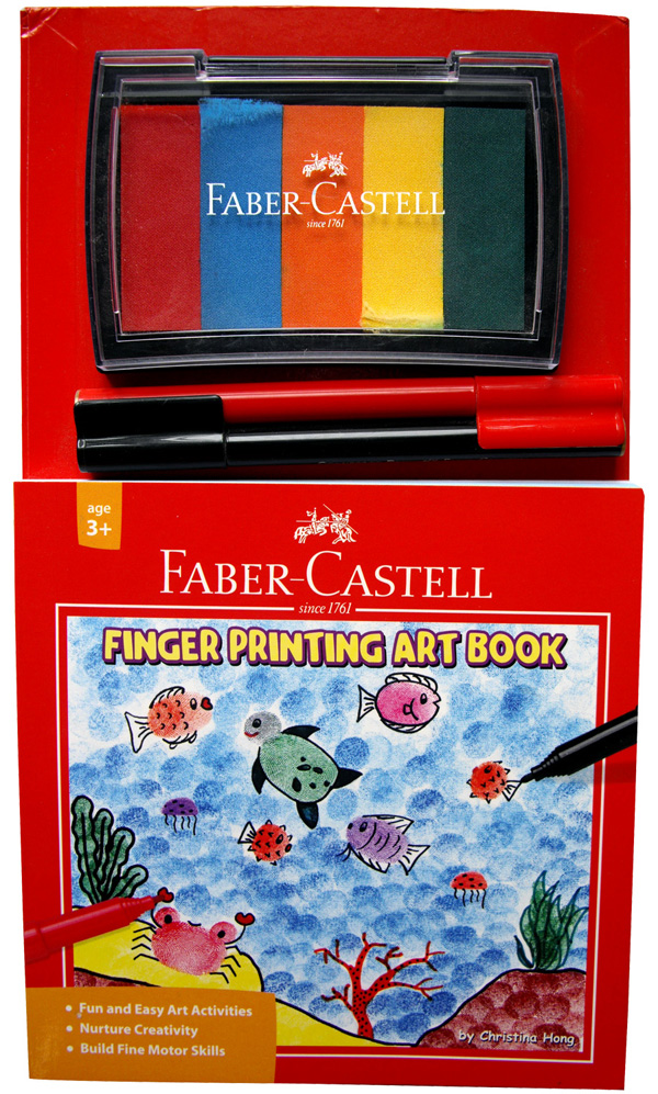 Faber-Castell 輝柏 180688S 動動腦手指印遊戲繪圖 / 組
