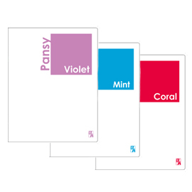 Double A A5 20孔活頁夾 色彩系列(三色) DAFF14007/本