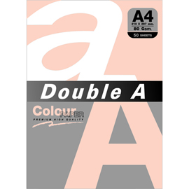 Double A 80gsm A4蜜桃橘/50張 DACP13005