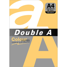 Double A 80gsm A4向日葵黃/50張 DACP13008