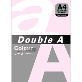 Double A 80gsm A4粉紅/500張 DA037