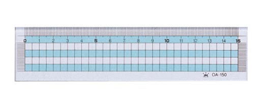  LIFE 徠福 OA-150 高級壓克力方格直尺( 15cm) / 支