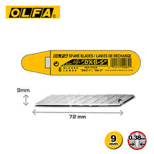 日本 【OLFA】 經濟型30度細工刀 DKB-5 刀片 (50片) /盒