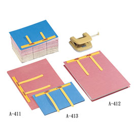 【雙鶖】A-411 專利二孔活頁夾封面A4(橫式) /個