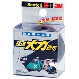 【3M】133DC Scotch超強大力膠布 黑色(36mm x 3M) /捲