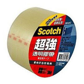 【3M】3640C-6 Scotch 超強透明膠帶 6入/包(48mm x 40M)