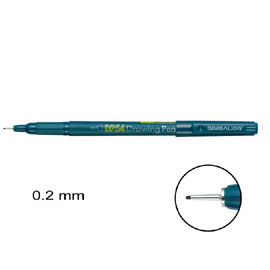 【雄獅】54 代用針筆 0.2mm 黑色/支