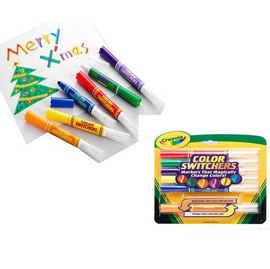 【雙鶖】58-8170 Crayola 可優蠟 6色彩色變色筆 / 盒