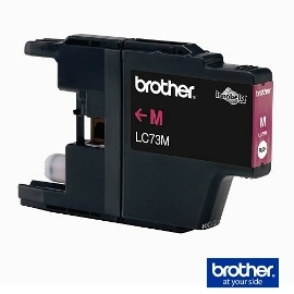 BROTHER 彩色墨水匣 紅色 LC-73M /盒