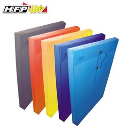 HFPWP 壓花透明 繩扣式文件袋(直式F/C) GF119