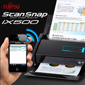 【北金文具】  Fujitsu ScanSnap 新一代 iX500 文件秘書掃描器 / 台