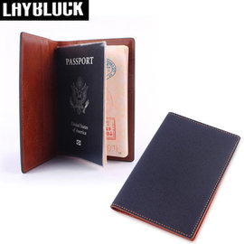 yardiX代理 【韓國 LAYBLOCK TRAVEL EASY PASSPORT ClassicNavy 護照夾 仕紳藍】護照保護套 出國輕旅行超方便