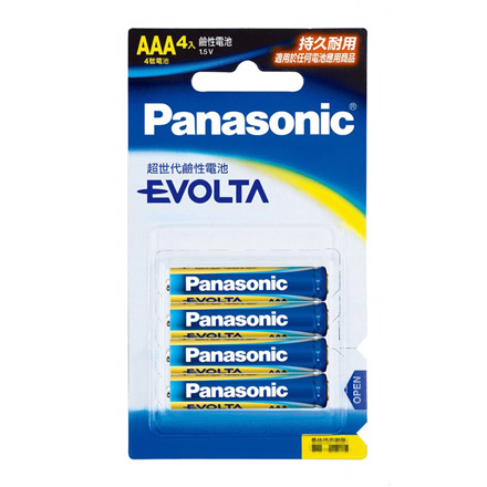 Panasonic 國際牌 超世代 EVOLTA 4 號 鹼性電池 LR3EGT/4BN  48顆 / 盒