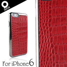 yardiX代理 【韓國潮牌Gaze Backcover Ruby Croco iPhone 6寶石紅鱷紋手工真皮保護殼】保護殼/保護背蓋 適合搭配保護貼/觸控筆