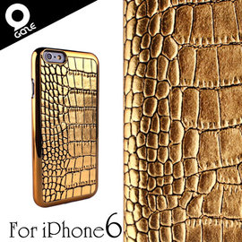 yardiX代理 【韓國潮牌Gaze Backcover Gold Croco iPhone 6金漆鱷紋手工真皮保護殼】保護背蓋 適合搭配保護貼/觸控筆