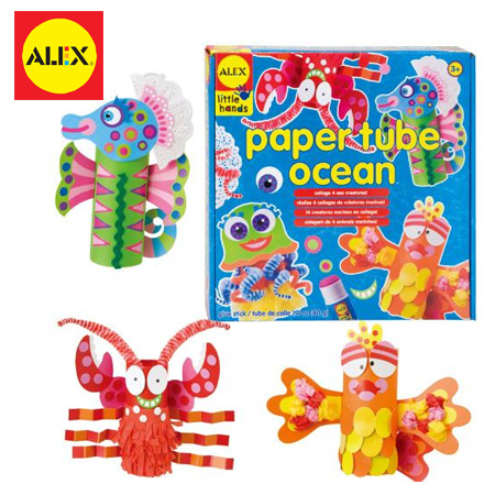 【美國ALEX】DIY紙筒動物-海洋 / 盒