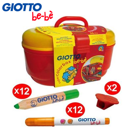 【義大利 GIOTTO】可洗式寶寶塗鴉禮盒 / 盒