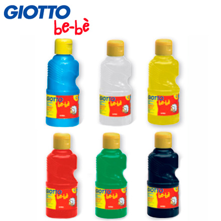 【義大利 GIOTTO】 BEBE小手專用顏料(6罐組) 送專用筆刷 / 組