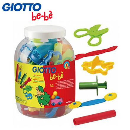 【義大利 GIOTTO】寶寶黏土工具(校園組) / 筒