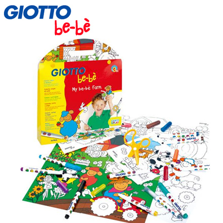 【義大利 GIOTTO】我的農場剪貼畫 / 組