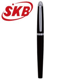 SKB 時尚商務系列 RS-308 時尚鋼珠筆 黑亮 / 支