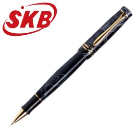 SKB 山水紋系列 TM-1370 山水紋鋼珠筆 黑 / 支