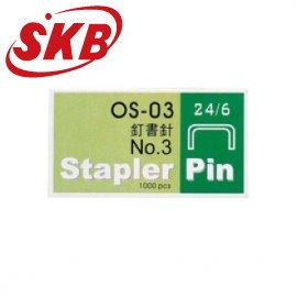 SKB  OS-03 3號釘書針  20小盒 / 打