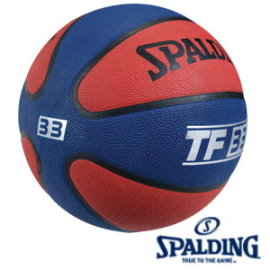 斯伯丁Spalding  TF-33 3 on 3系列  SPA73835 TF33-Rubber 紅/藍 / 個