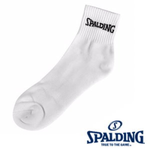 斯伯丁Spalding  運動襪系列  SPB9506N10001   SPB9506N10002  斯伯丁短筒襪 厚底 白 M/L / 雙 