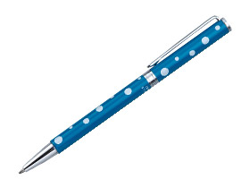 IWI 糖果吧中性筆-圓點系列-藍莓藍 9S520BLD
