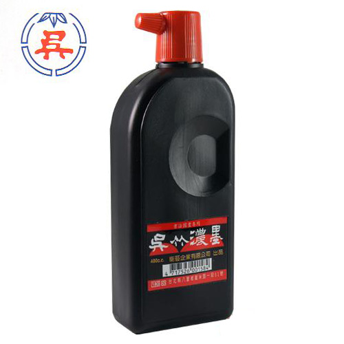 【雙鶖】 吳竹書法、國畫專用濃墨墨汁400cc(紅頭)