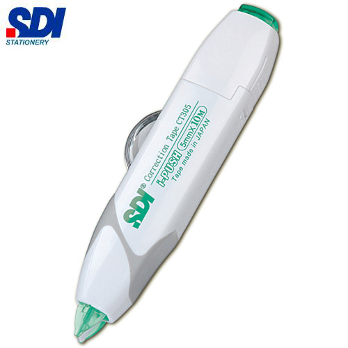 SDI手牌  CT-306  iPULO輕鬆按彈匣式修正帶-6 mm x 10 m / 個