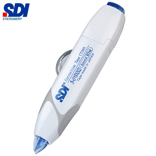 SDI手牌  CT-305  iPULO輕鬆按彈匣式修正帶-5 mm x 10 m / 個