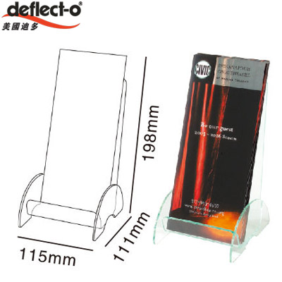 迪多deflect-o  775383 水晶質感高背目錄架-1/3 A4 / 個