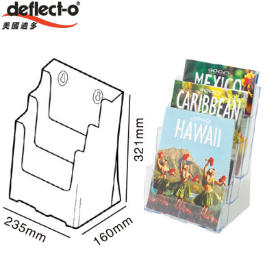 迪多deflect-o  77301  三層高背目錄架-A4 / 個