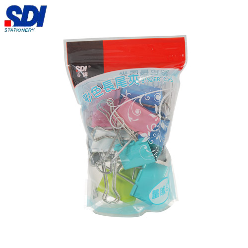 SDI手牌   0242VP   51mm彩色長尾夾- 9支入 / 袋