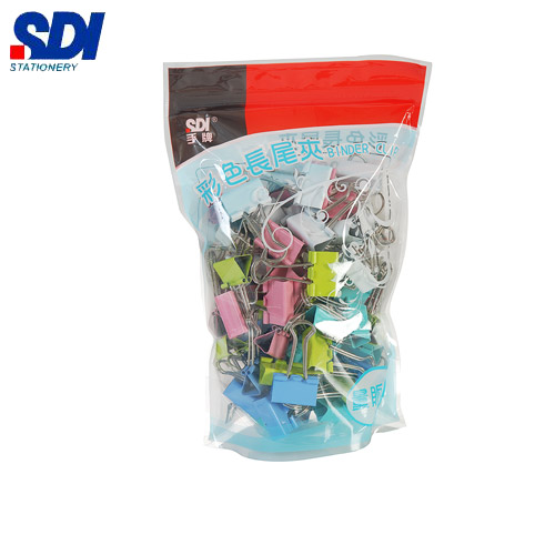 SDI手牌   0245VP   25mm彩色長尾夾- 72支入 / 袋