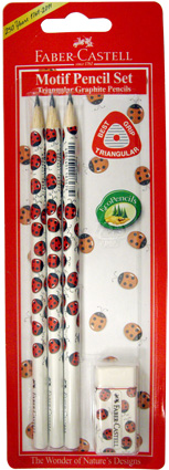 Faber-Castell 輝柏 118365 瓢蟲三角鉛筆組 / 組 
