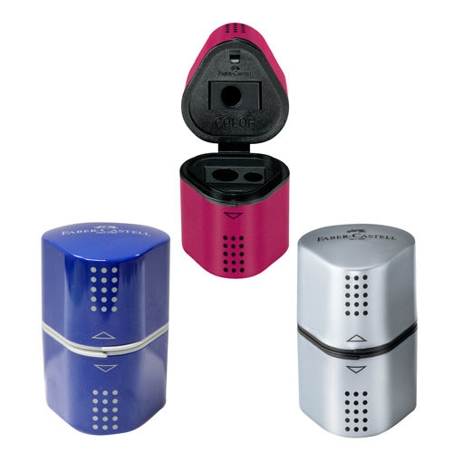 Faber-Castell 輝柏 183801 183800 精緻多功能三角削筆器 (顏色隨機出貨) / 個