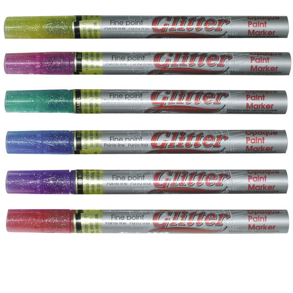 萬事捷 金蔥細字油漆筆 Glitter -12支入 / 盒