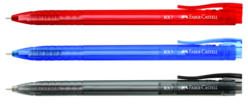 Faber-Castell 輝柏 545421 545451 545499 酷溜原子筆RX-7(0.7mm) -10支入 / 盒  