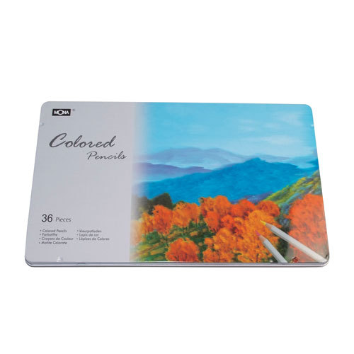 萬事捷 MONA 80507 油性色鉛筆(鐵盒) -36色入 / 盒