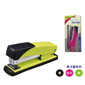 萬事捷 32101 3號訂書機24/6 26/6 M5601 黑/粉紅/綠 / 卡