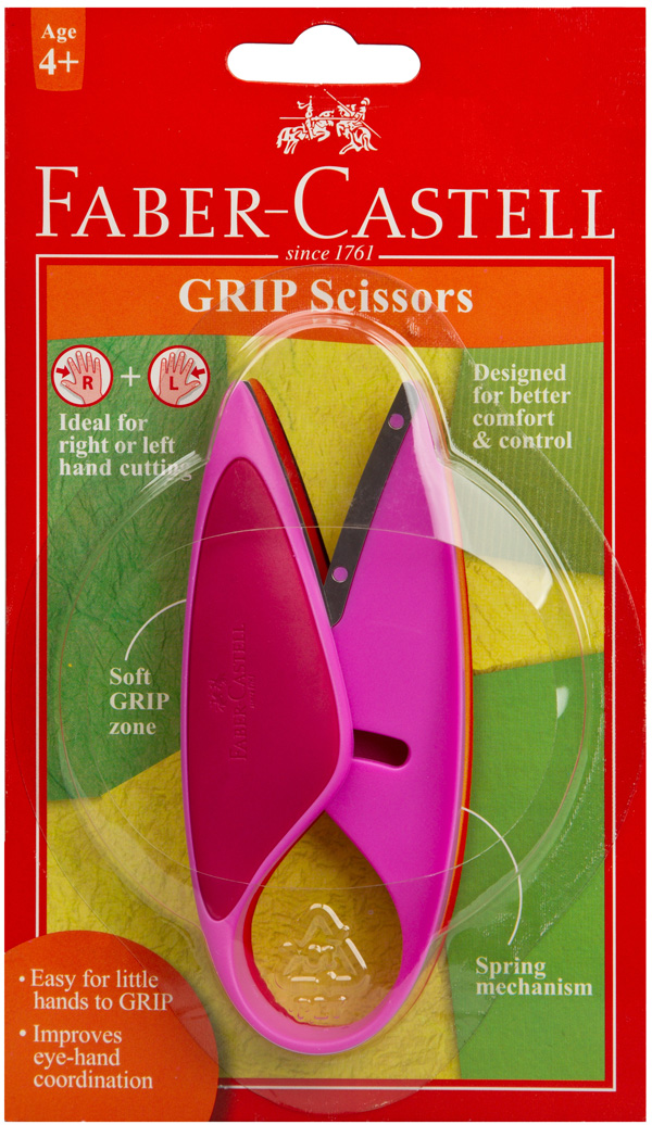 Faber-Castell 輝柏 181502 幼兒創意安全剪刀 (顏色隨機出貨) / 支