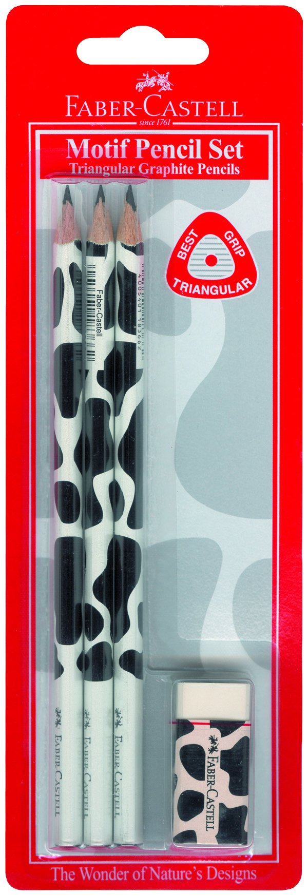 Faber-Castell 輝柏 118390 乳牛三角鉛筆組 / 組
