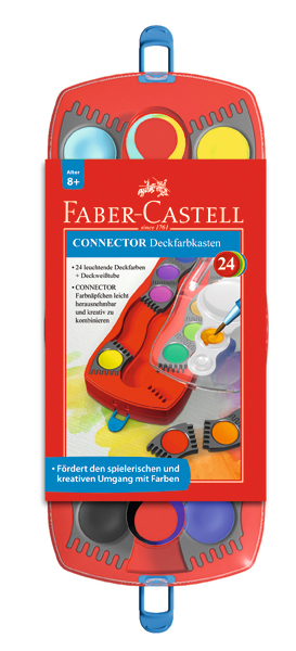 Faber-Castell 輝柏 125029 連結創意水彩餅24色入 / 組
