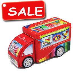 Faber-Castell 輝柏 155072 卡車造型連接筆33色 / 個