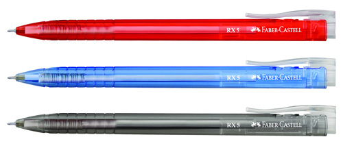 Faber-Castell 輝柏 545321 545351 545399 酷溜原子筆RX-5(0.5mm) -10支入 / 盒